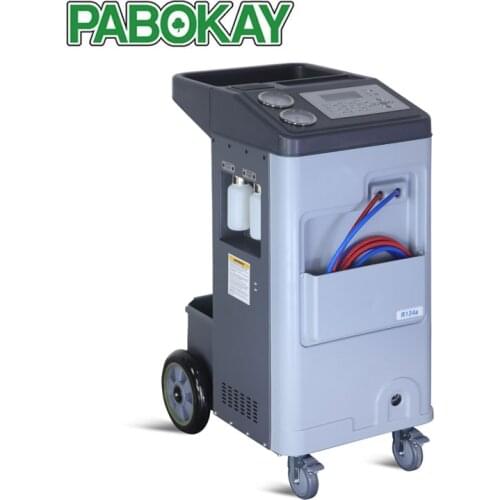 Automatic Auto Car Air conditioning charging station Refrigerant Recovery Recycle Recycling Recharge Filling Machine R134a CE