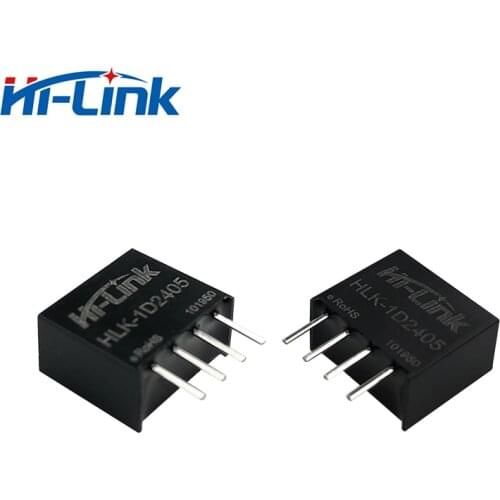 Free Ship 5pcs/lot HLK-1D2405 Hi-Link 24V to 5V 200mA 1W dc dc power supplies module