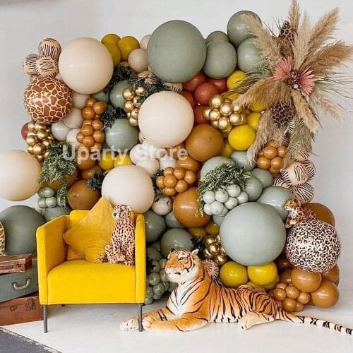 18inch Large Balloons Dusty Pink Blush Skin Coffee Brown Retro Green Latex Balloon for Wedding Birthday Party Decor Baby Shower