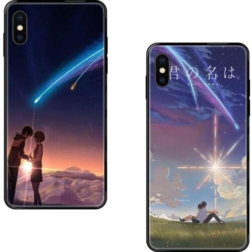 Black Soft TPU Case Coque Cover Comprar Kiminonawa Your Name Japanese Anime Unique For Samsung Galaxy S20 S10e S10 S9 S8 S7 S6