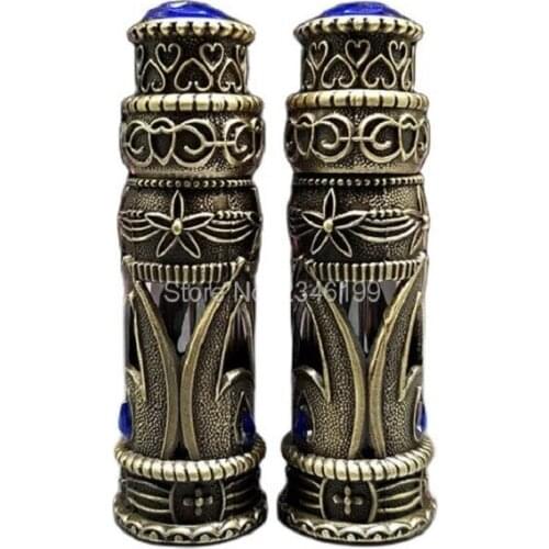 5ml High Grade Glass Essential oil Dropper Bottle Pigment Perfume Container Vials Container Portable Empty Cosmetic Packaging