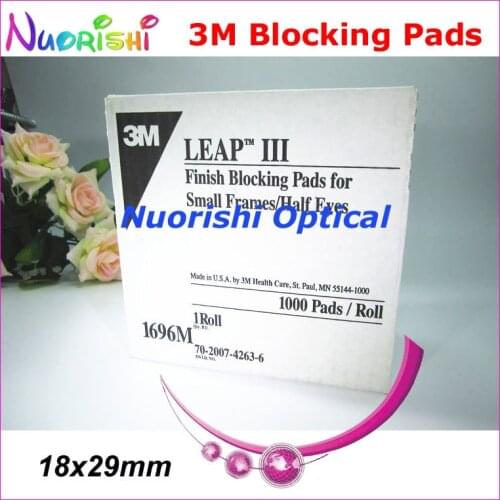18x29mm 3M Quality Lens Lab Supplies Adhesive Tape Edging Polishing Sticker Finish Blocking Pads Accessories 1696M free shipping