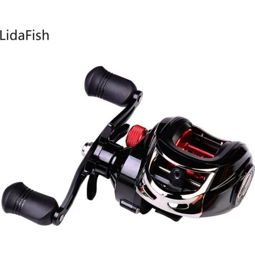 10KG Carbon Fibe Drag Baitcasting Fishing Reel 7.2:1 High Speed Light Fishing Wheel 220g Fishing Coil