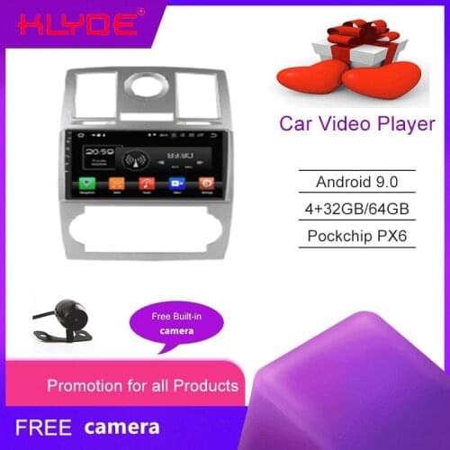 KLYDE Android 10.0 4+64G Car Radio GPS Navigation Unit for 300C 2004-2008 gps navigation and car audio system
