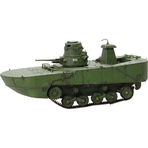 1/72 WWII Japanese Mitsubishi Type 2 Tank Amphibious Tank Pacific War Philippines Military Model Collection Toys For Children