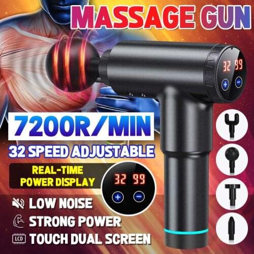 Youmay Massage Gun Fascia Gun Sport Therapy 7200 R/min Deep Tissue Muscle Relax Body Massager for Pain Relief Fitness Shaping