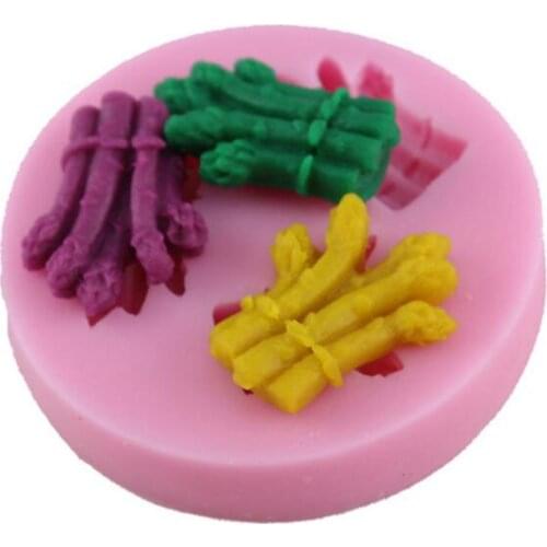 Mini Bamboo shoots shape Clay mold fondant silicone mold cake molde de silicone DIY baking tools for cakes F0608