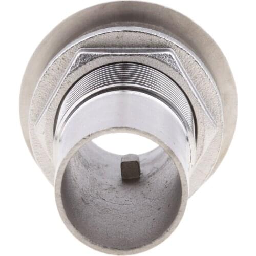 Marine Boat Thru-Hull Fitting Connector 316 Stainless Steel 1" Hose