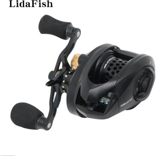 2021 New 8KG Max Drag Lightweight Fishing Reel 7.2:1 High Speed Metal Spool Magnetic Brake Bait Casting Reel