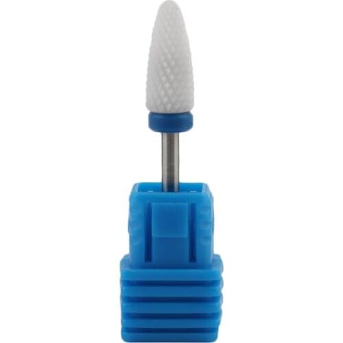 New Cuspidal Ceramic Nail Drill Bit Nail Art Tools Callus Electric Manicure machine Accessories Cutter Nail File Drop Shipping