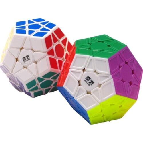 New QiYi Mofangge QiHeng S 3x3 Dodecahedron( sculpture ) Magic Cube puzzle Wumofang 3x3 mega Speed cubo magico toys for kid game