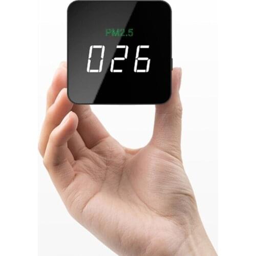 Portable Indoor Air Quality Detector Formaldehyde Filter TVOC HCHO Real Time Data Accurate Tester with OLED Screen for Home