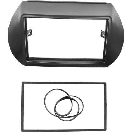 2 DIN Radio Fascia For CITROEN Nemo/PEUGEOT Bipper/ FIAT Fiorino Stereo Facia Dash CD Panel Trim Installation