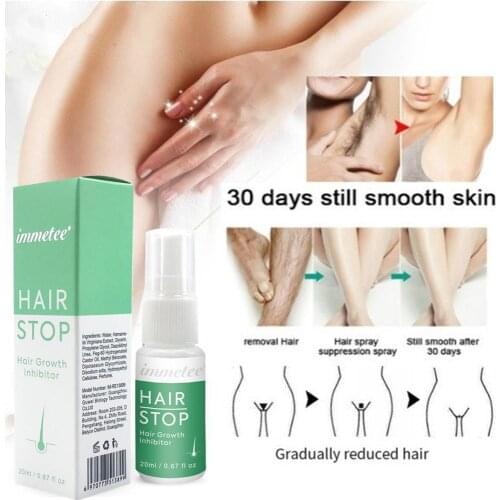 20ml Hair Suppression Spray Shrink Pores, Mildly Moisturize And Anti-hair Spray And Permanent Growth Painless Smooth, Depil