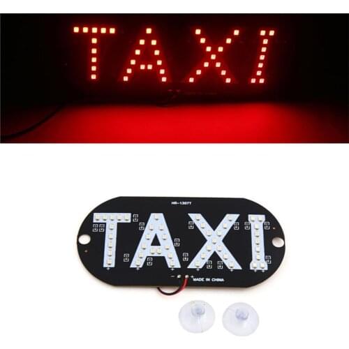 Universal Taxi Cabs Windscreen Windshield Sign LED Light Car High Brightness Lamp Bulb Display Board Day Car Signal Light