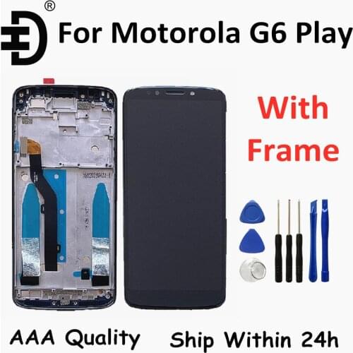 Tested For Motorola Moto G6 Play XT1922 G6 Plus LCD Display Touch Screen Digitizer For Moto G6 Plus G6 LCD Screen Replacement