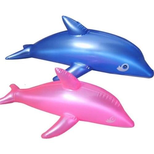 1 PC. Modeling Cute PVC Blow Up Inflatable Toys Dolphin Beach Toy for A Bathroom Being 51x20 Cm Toy for Girls and Boy