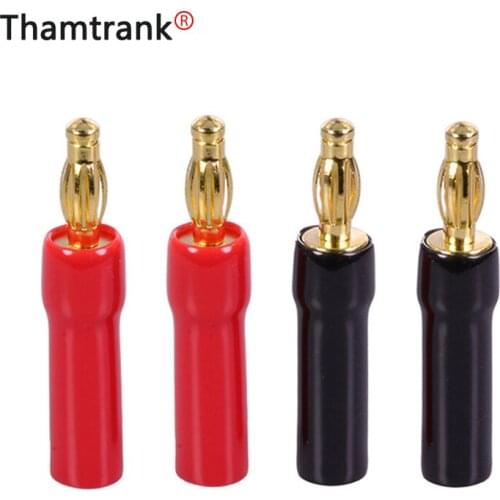 10pcs/lot Banana Male Plug Connector Audio Banana Plug Male Speaker Amplifier Terminal Connector