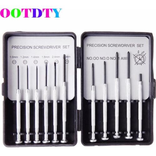 11Pcs Micro Screwdriver Set Precision Watch Jewelry Glasses Sunglasses Repairs Kit APR13_35