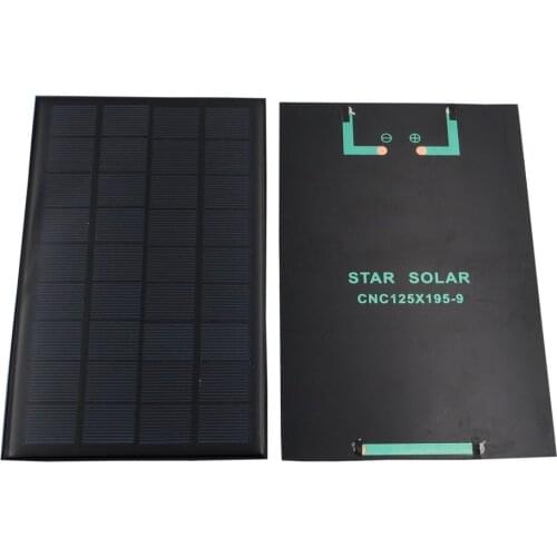 2pcs x Solar Module Portable Module 9V 3W DIY Small Solar Panel for Cellular Phone Charger Home Light Toy Solar Cell Education