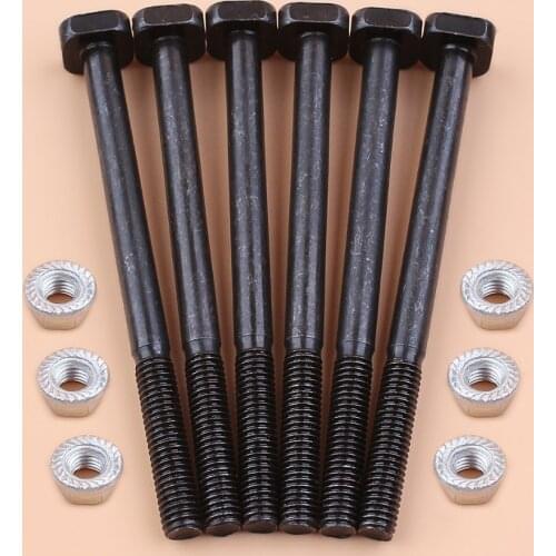 3Pair Muffler Bolt For STIHL MS250 MS230 MS180 MS170 018 017 021 023 025 Chainsaw 1123 148 1201