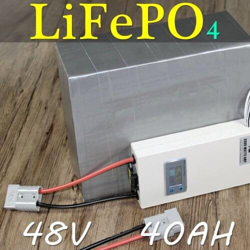 48V 40AH LiFePO4 Battery Pack 48V 2000W Electric Bike Scooter LiFePO4 Long cycle time Battery