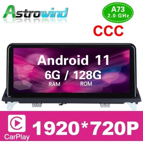 64G ROM Android 10.0 Car GPS Navigation Media Stereo Radio For BMW X5 E70 X6 E71 2007- 2010 with CCC System