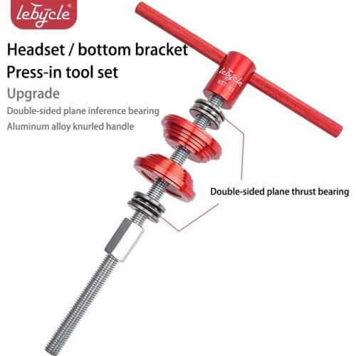Aluminum Bicycle Headset Bottom Bracket Installation Tools BB Bowl Set Repair Maintain Press-in Tool for Bike Store Mechanic