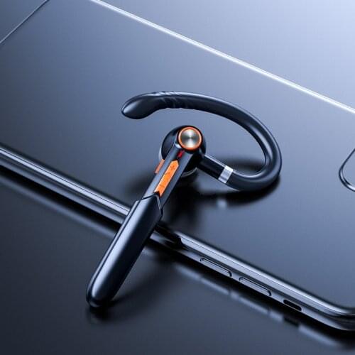 Wireless Bluetooth Earphones Single Ear Hook Business Stereo Headphones Headset Handsfree Sports Earphones With Microphone