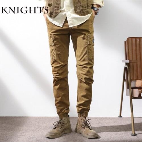 2021 New Cargo Pants Men Hip Hop Streetwear Jogger Pant Slim Fashion Trousers Multi-Pockets Casual Joggers Sweatpants Men Pants