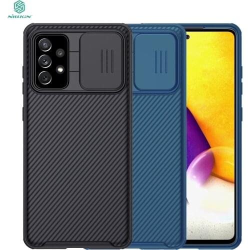 For Samsung Galaxy A72 Case Cover NILLKIN Slide Cover Camera Protection Case For Samsung Galaxy A72 4G 5G Cover Anti-skid