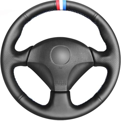 Black Leather Car Steering Wheel Cover for Honda S2000 2000-2008 Acura RSX Type-S 2005 Civic 2005 Sport