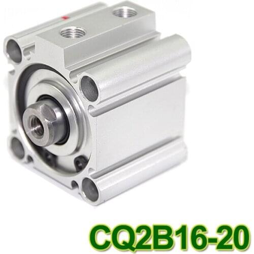 CQ2B16-20 D SMC Type CQ2B series bore 16mm stroke 20mm Double Acting single rod Pneumatic Compact Cylinder with high quality