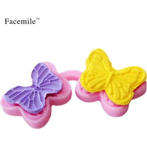 Facemile DIY Butterfly Fondant Cake Chocolate Sugarcraft Mold Mould Cutter Silicone Decorating Tools 50-119