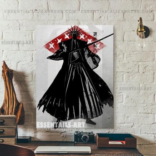 Kenpachi Zaraki Bleach Anime Poster Canvas Wall Art Painting Decor Pictures Bedroom Study Living Room Home Decoration Prints