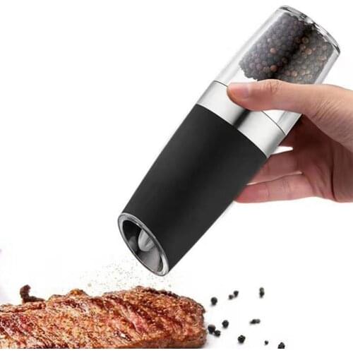 Pepper Grinder Large Capacity Simple Operation ABS Electric Spice Grinder for Dorm herb grinders spice jar containers glass jar