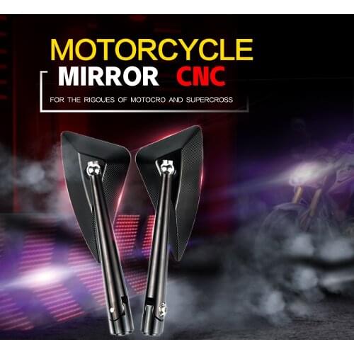 Motorcycle Side Mirror for Honda Suzuki Yamaha MT03 MT25 MT07 Kawasaki Z125 Z250 Z300 Z400 Z650 Z750 Z800 Z900 Z1000 KTM DUKE