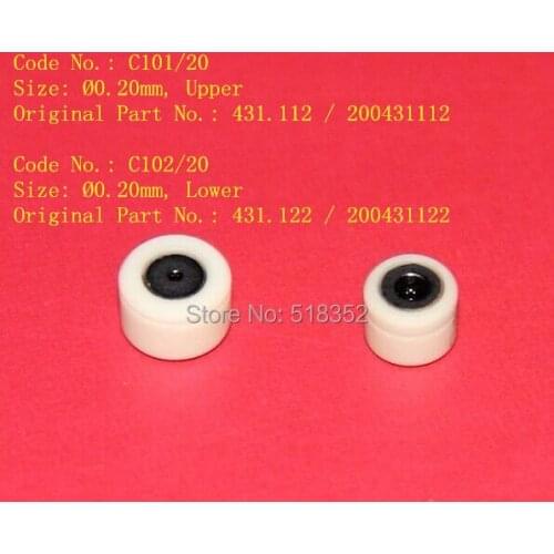 Charmilles diamond guide set d=0.20mm,upper &lower( 1set=2pcs c101+c102) 104433420 (200431112 +200431122)WEDM-LS Machine Parts