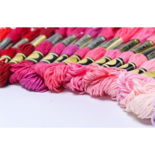 Cross Stitch threads The two label cxc Style 10PCS Cross Stitch Cotton Embroidery Thread Floss Sewing Skeins Craft Colors 4-2