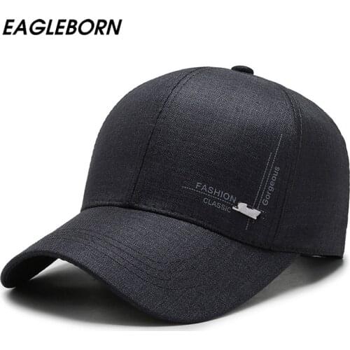 2021 New Men Cap Dad Hat Baseball Cap Black Hat Spring Autumn Men Baseball Caps Snapback Hats Simple for Mens Hats and Caps
