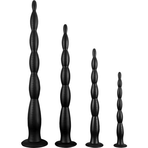 Sex Shop Super Long Silicone Anal Plug Anus G-spot Masturbation Sex Toys for Women and Men Pull Beads Anal Dilator Sex Products