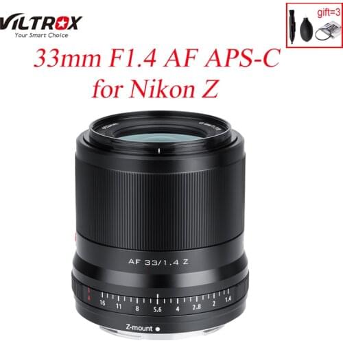 Viltrox 33mm F1.4 STM AF Auto Focus Wide-Angle Lens APS-C for Nikon Z Mount Mirrorless Camera Z fc ZFC Z50 Z5 Z6 Z6 II Z7 Z7 II
