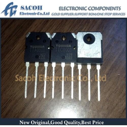 Free Shipping 2Pairs TTA0001 TTC0001 TO-3P 40A 1200V NPN+PNP Power Amplifier Transistor