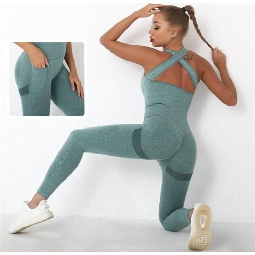 Streetwear Summer Romper Women Jumpsuit Female Sleeveless Solid Backless Bodycon Black One Piece Outfit Knit Long Jumpsuit 2021