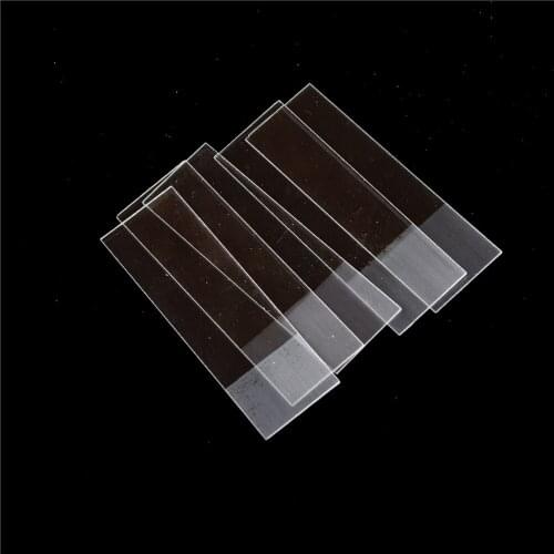 50pcs Prepared Glass Microscope Slides Educational Specimen with Chinese English Label for School and Lab Biological