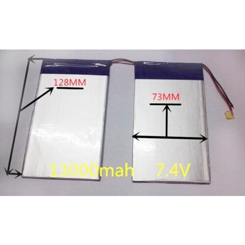 7.4V 13000mAh Tablets Batteries DIY U30GT, U30GT1, U30GT2 dual four-core tablet pc battery 33161125 Size:3.5 * 151 * 128mm