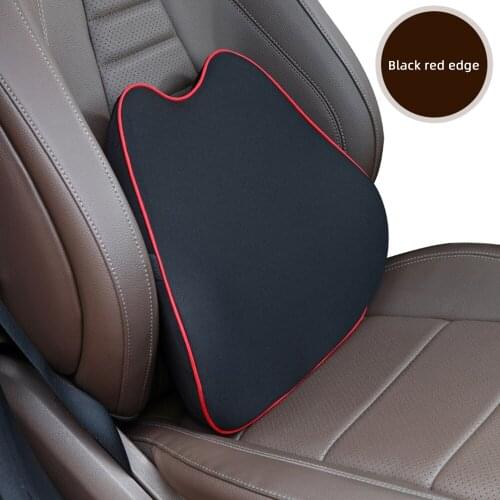 Car Lumbar Memory Foam Back Pillow Seat Cushion Car Comfort Pillow Under the Back Support Cushion Pillow Lumbar Auto Accessories