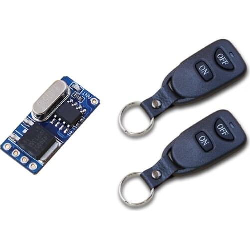 DC3.5V 4.5V 5V 6V 7V 9V 12V RF Wireless Remote Control Relay Switch Receiver with Transmitter Security System Garage Doors ONOFF