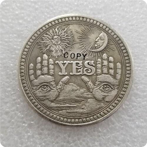 YES or NO Letter Ornaments Collection Arts Gifts Souvenir Commemorative Hobo Nickel Coin COPY COIN