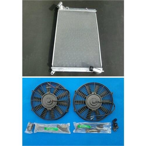 Hot Selling Aluminum Radiator + Fan For BMW MINI COOPER S 1.6 / TURBO R50 / R52 / R53 manual Brand New